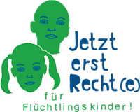 Logo "Jetzt erst Recht(e) für Flüchtlingskinder